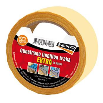 Obostrano ljepljiva traka na tkanini EXTRA